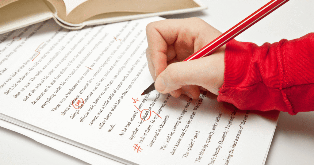 proofreading and editing